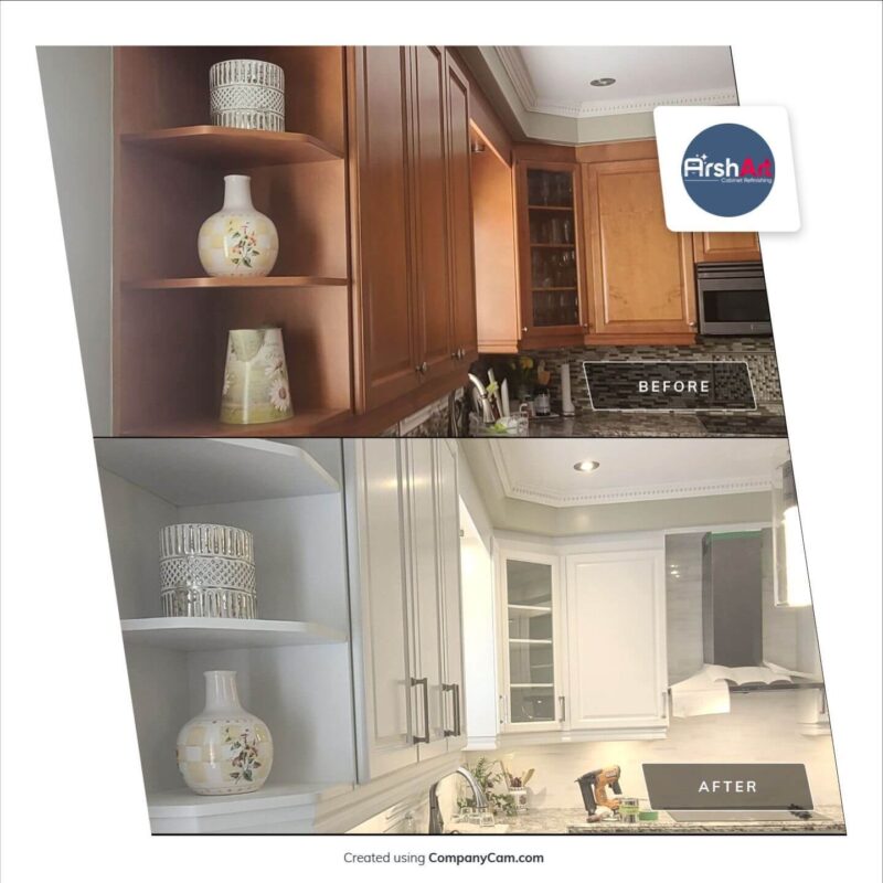 Painting Cupboards White Markham